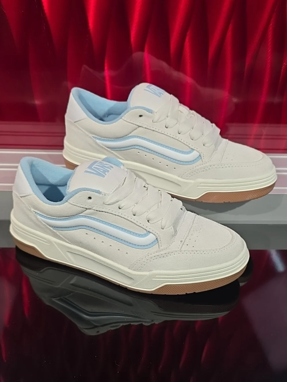 Vans Hylane White Blue Men's 7.5 Women's 9 New with Box